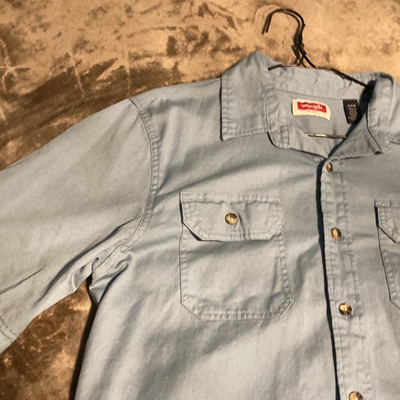 Light blue Wrangler short sleeve - Picture 4 of 8